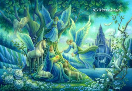 天使と聖母マリア