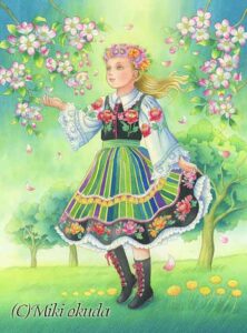 大人の塗り絵・民族衣装