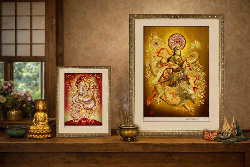 光の龍神カード | 奥田みき・光の幻想アート