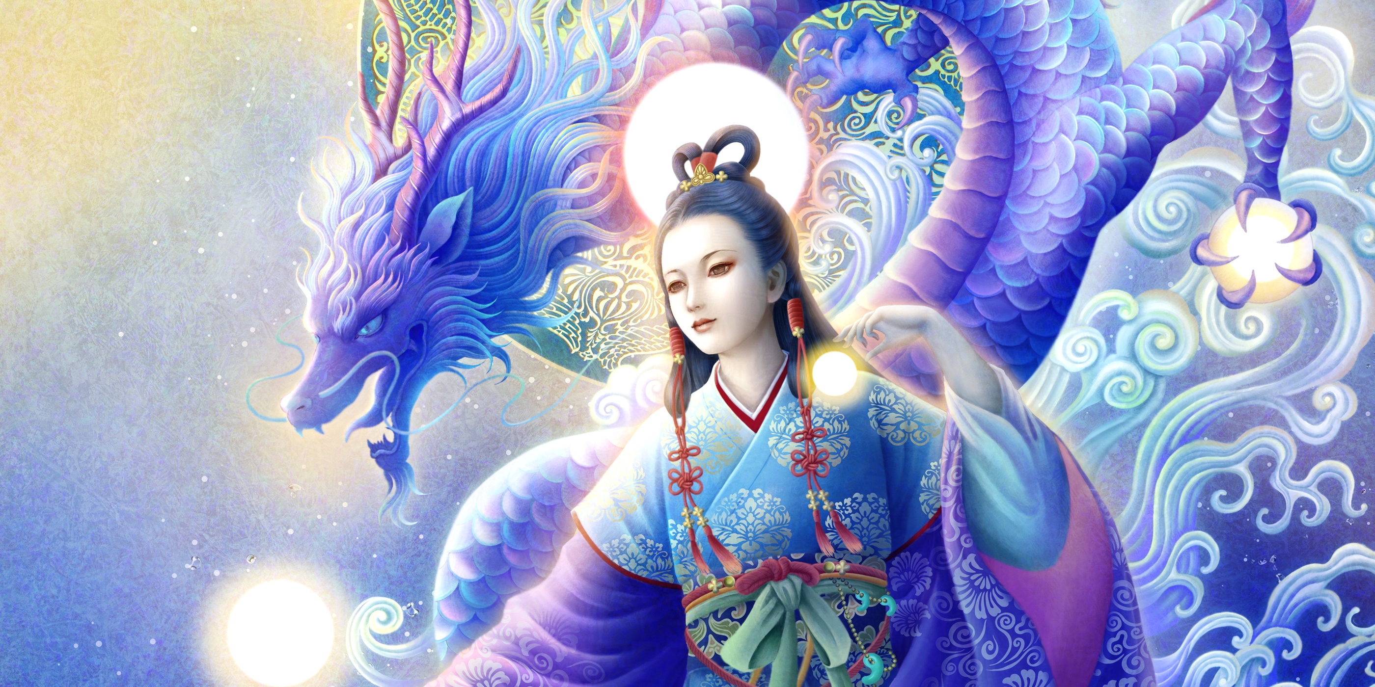 奥田みき作・瀬織津姫ジクレー版画